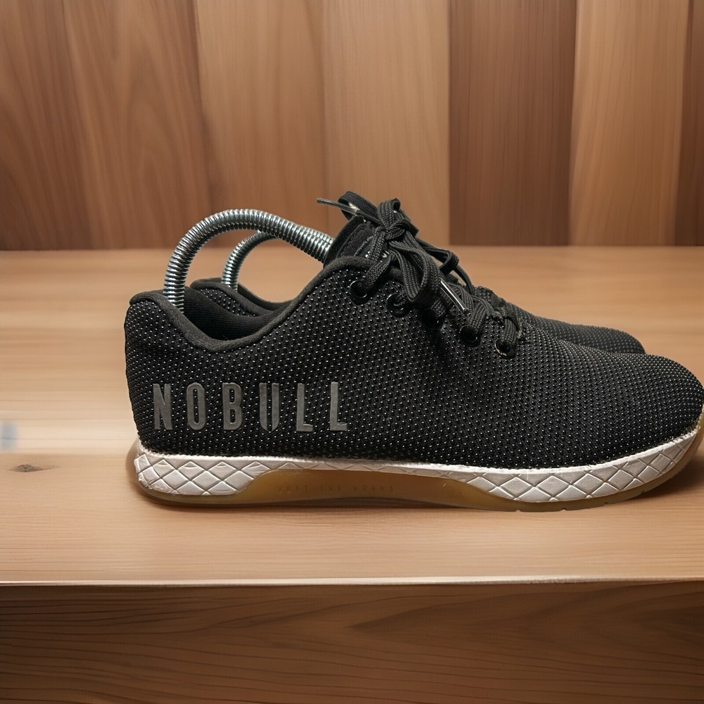 Nobull Outwork Superfabric Sneakers Men Size 7 Women Size 8.5 Black Gum Training